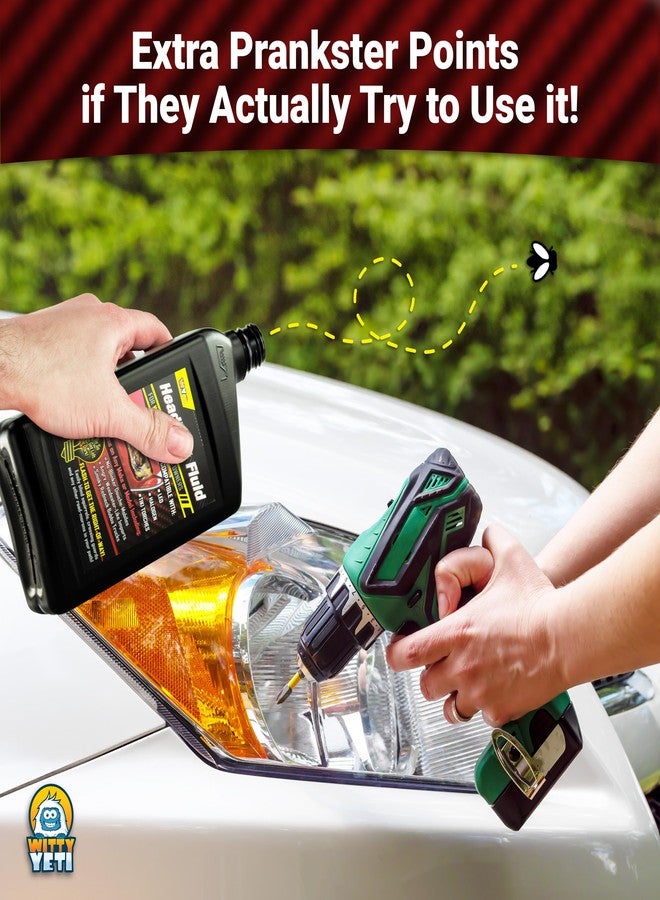 Witty Yeti Headlight Fluid Car Gag Gift Makes Hilarious Fun of Automobile Inept Pals. Hysterical Hit for Secret Santa & White Elephant Parties! Give Your Friend a Funny Car Prank Product - Image 3